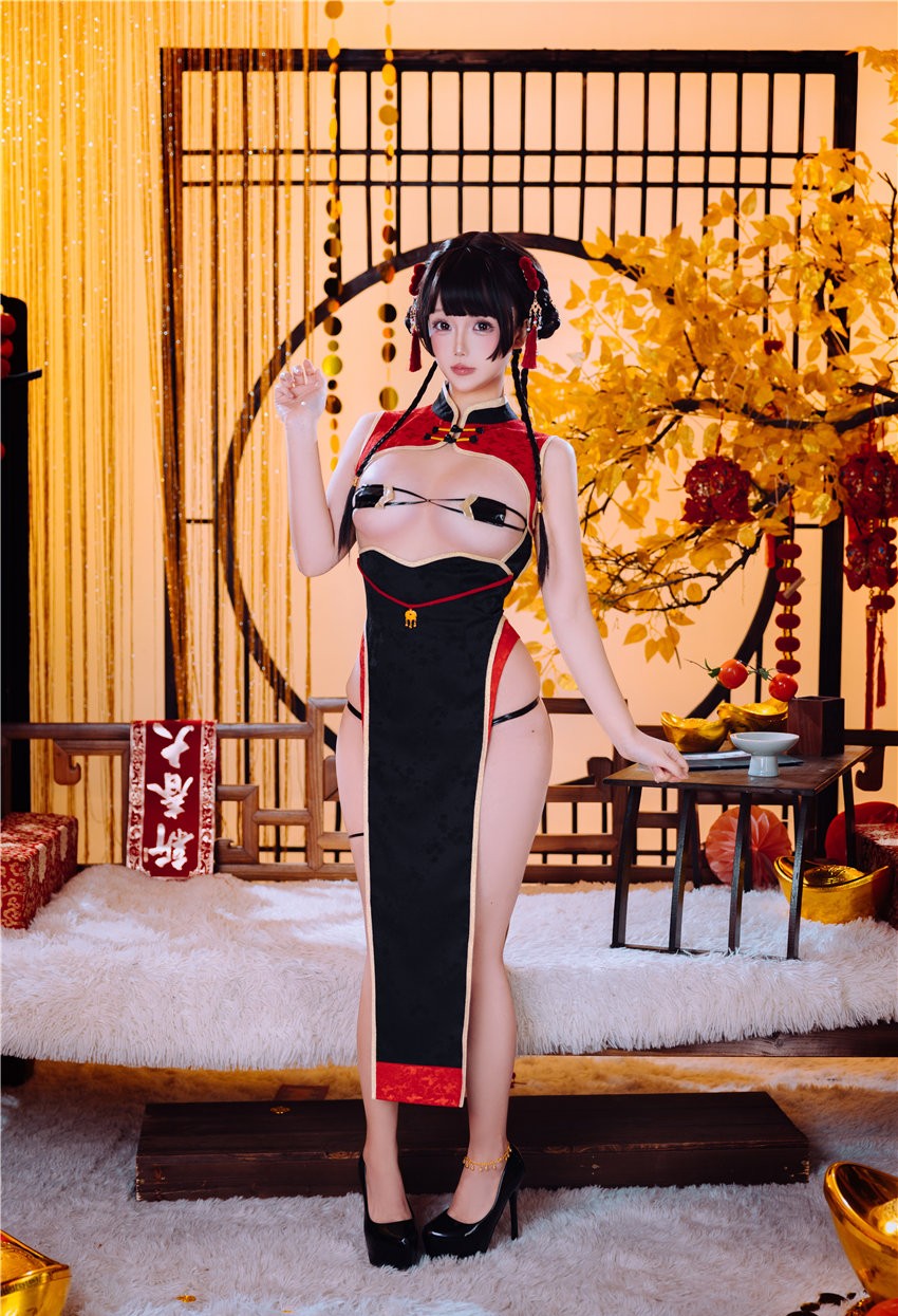 日奈娇 新年限定旗袍 [61P-1.01G] 第2张