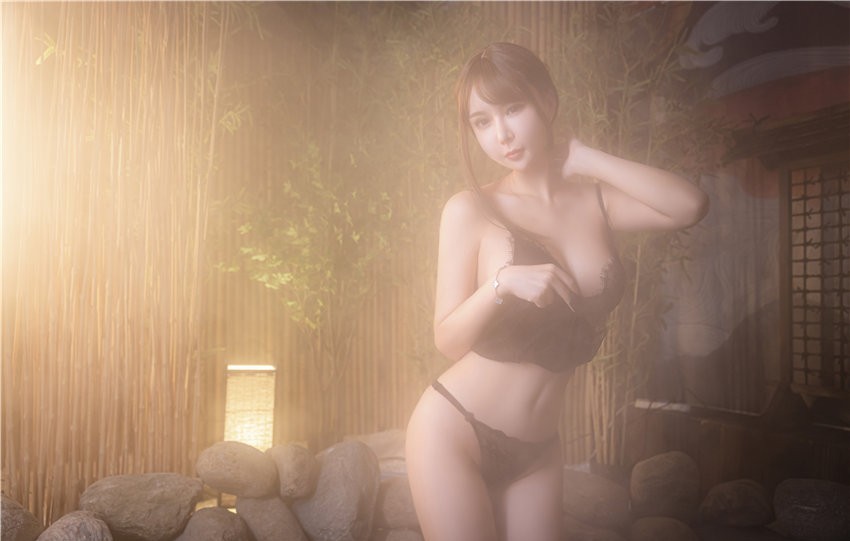 亚马逊鲶鱼 温泉黑色蕾丝 [33P-636MB] 第2张
